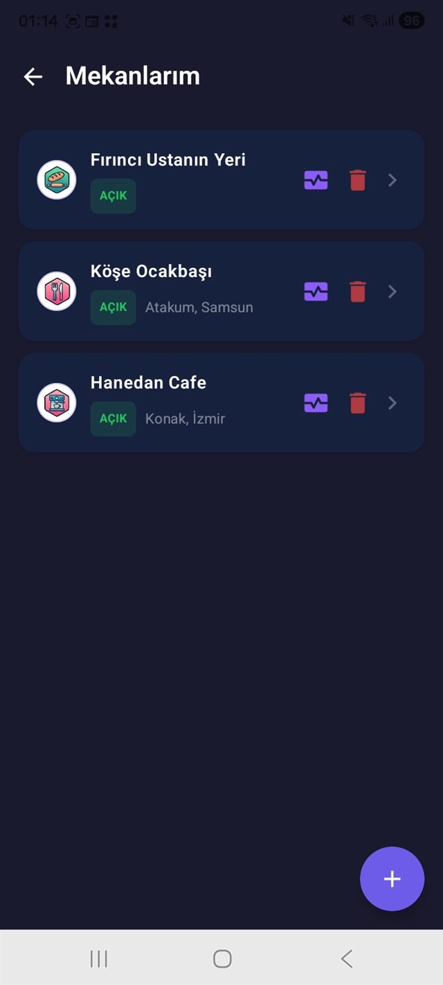 Kartla Yemek uygulama ekranı 11